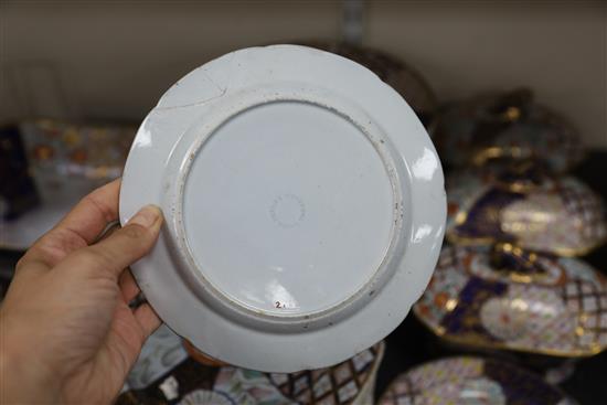 An English ironstone Japan pattern dinner service, c.1815-20 Large tureens 33cm wide